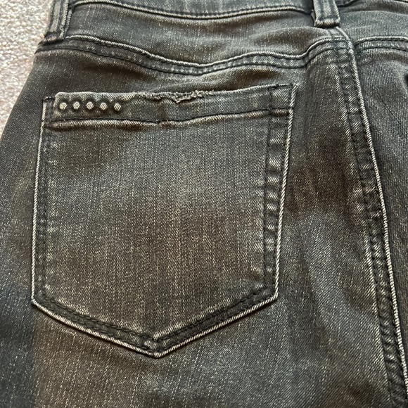 Blank NYC Black cropped jeans with side embellishment - Picture 3 of 8